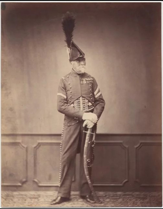 Месье Дупон, фурье первого гусарского полка. Фото: Brown University Library.