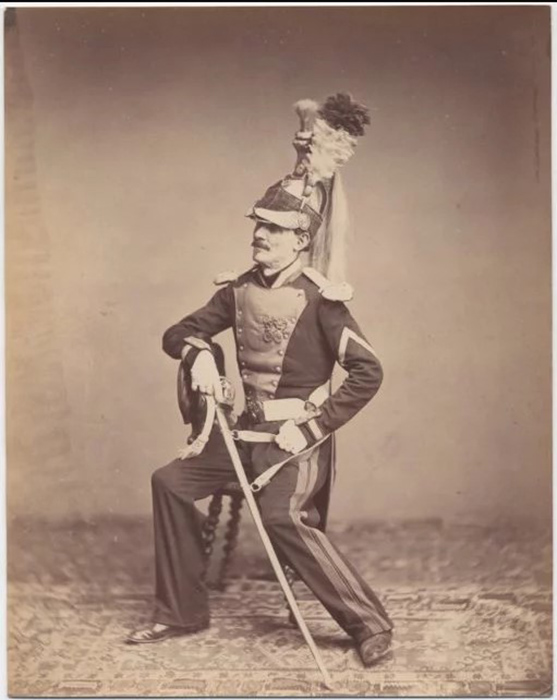 Месье Мойбан, 8й полк 1815г.  Фото: Brown University Library.