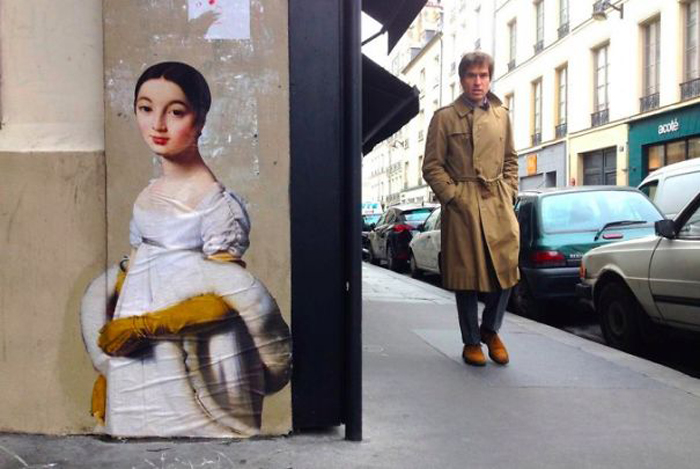 Париж. Женский портрет из Лувра.