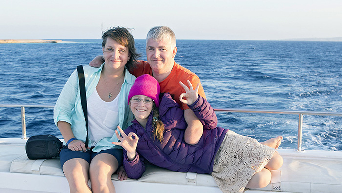 Дмитрий Павленко со своей семьей.