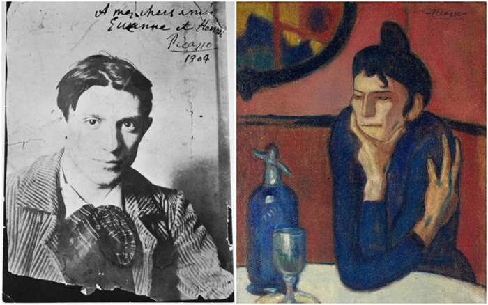 Молодой Пикассо в Париже.