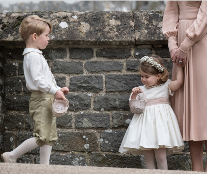 Принц Джордж и принцесса Шарлотта.