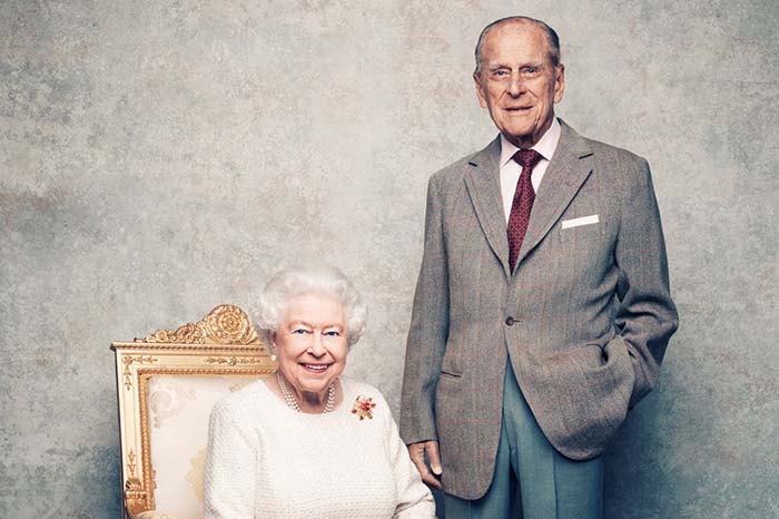 Королева Елизавета II и герцог Эдинбургский Филипп.