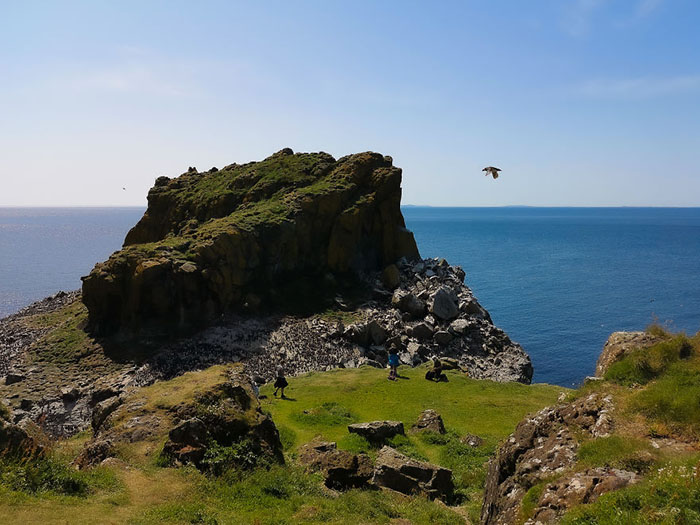 Летящий тупик над шотландскими островами.