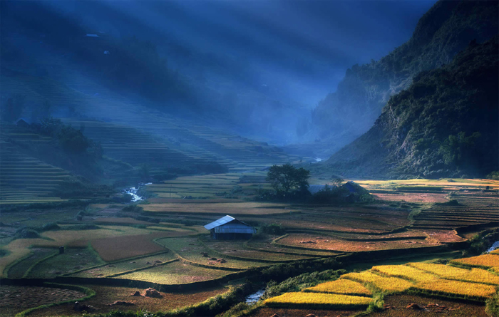 Изумительный пейзажи Вьетнама.