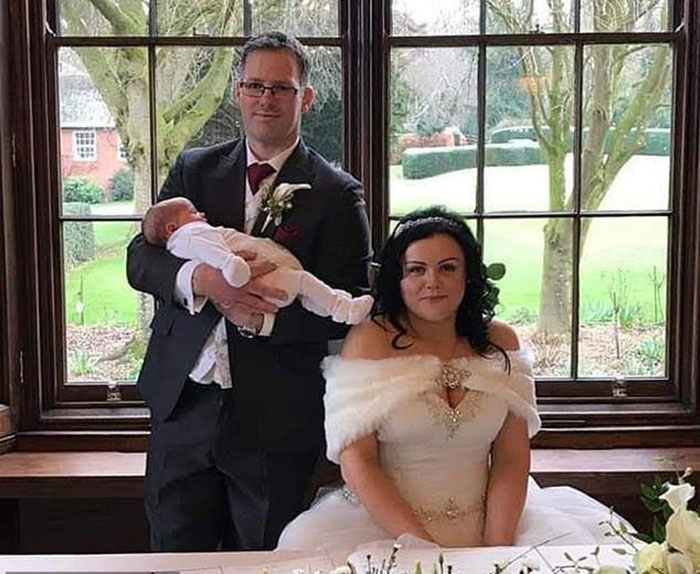Трейси и Адам поженились через два месяца после рождения дочери.