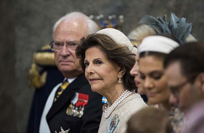 Король и королева Швеции.