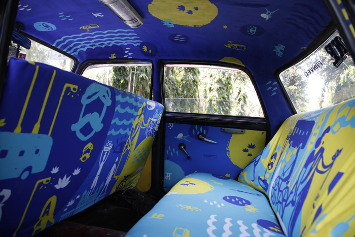 Компания Taxi Fabric пригласила местных художников и дизайнеров для сотрудничества над новым проектом.