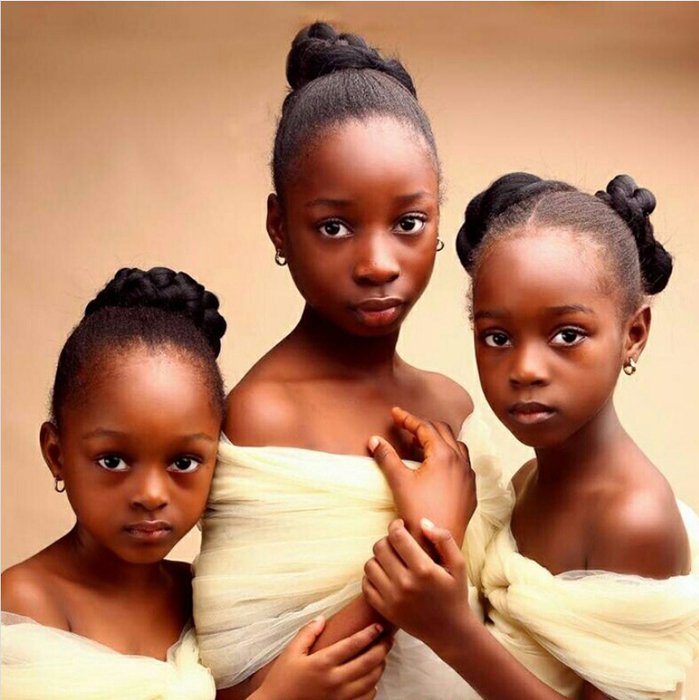 Три сестры из Нигерии. Instagram the_j3_sisters.