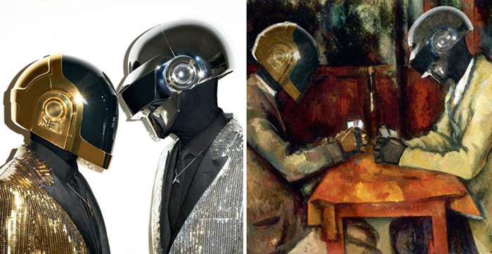 Daft Punk + Поль Сезанн.