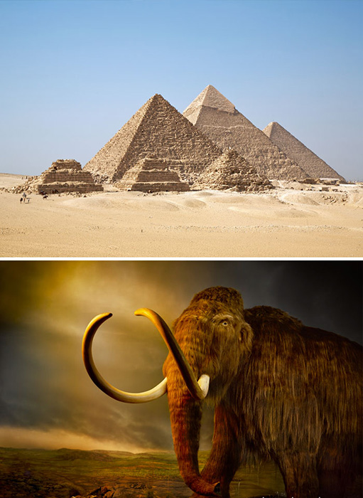 Мамонты и пирамиды.