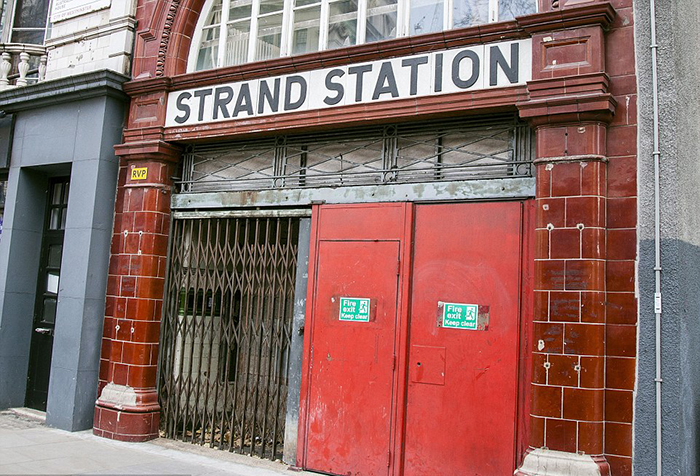 Станция Олдвич, открытая в 1907 году. Сейчас это закрытая станция.