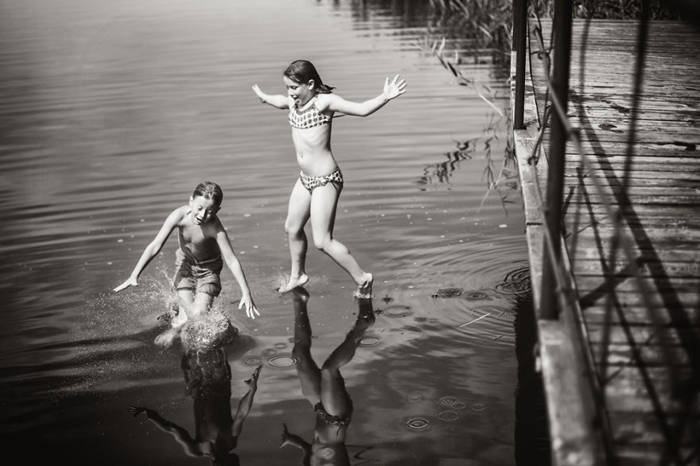Прыжки в воду.  Автор фото: Izabela Urbaniak.