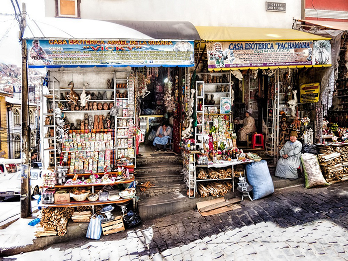 Рынок для ведьм в Ла-Пас. 