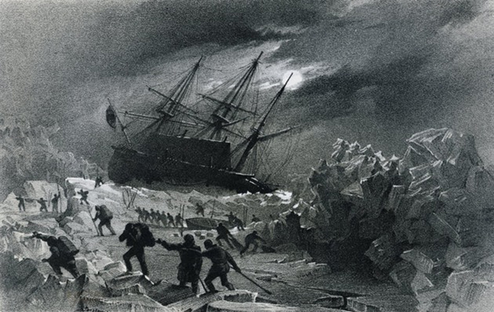Часть моряков погибла в результате отравления свинцом, остальные сгинули во льдах, отправившись за помощью.