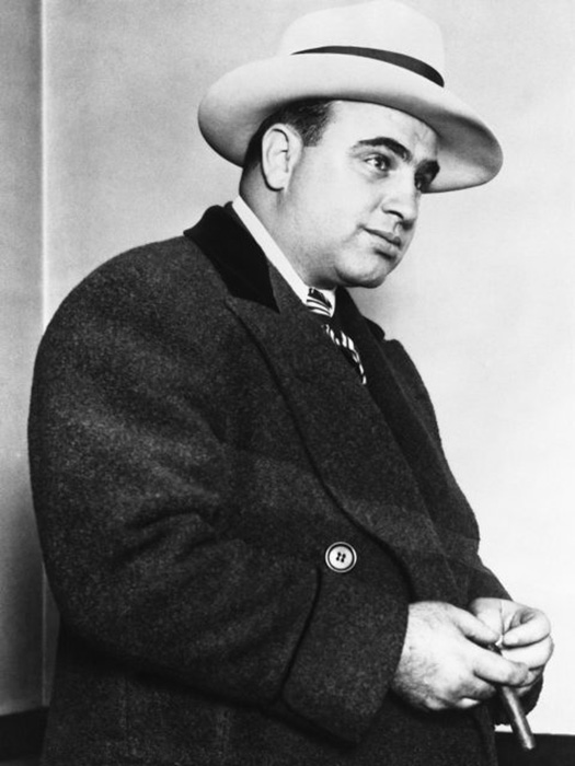 Портрет гангстера Аль Капоне, около 1920-х годов. 