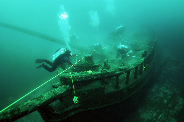 Во время исследования потерпевших кораблекрушение судов был обнаружен подводный Стоунхендж.