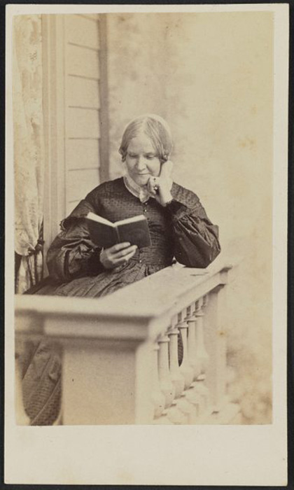 Портрет Лидии Марии Чайлдс, популярного писателя-советчика, 1865 год.