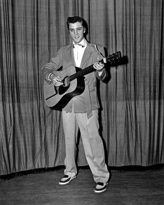 Музыкант в Мемфисе, 1955 год.