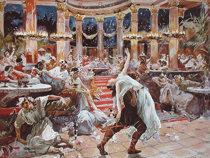 Празднование Нового года в Древнем Риме.