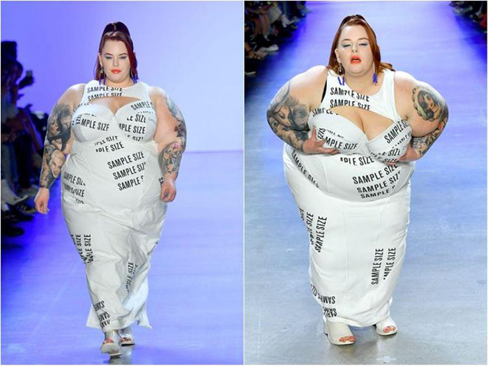 Тем временем толстушки атакуют модные подиумы.