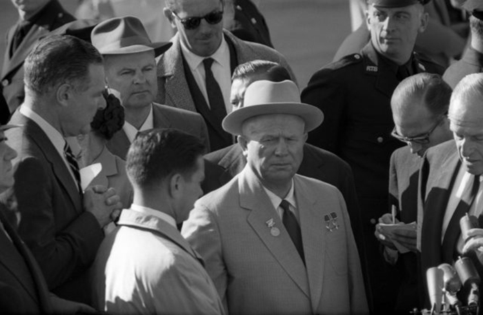 Хрущёв с журналистами, 19 сентября 1959 год. 