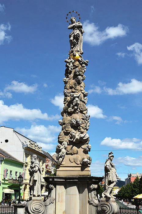 Чумная колонна в Кошице, Словакия.