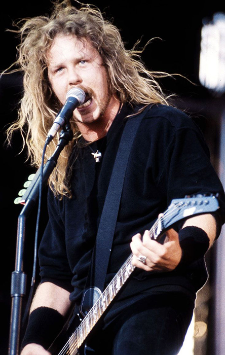 Джеймс Хетфилд из Metallica, которые оказали огромное влияние на поколения музыкантов.