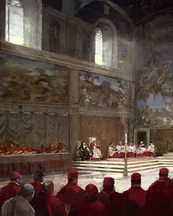  Папа Пий IV приказал прикрыть обнажённые тела на фресках фиговыми листьями и набедренными повязками.