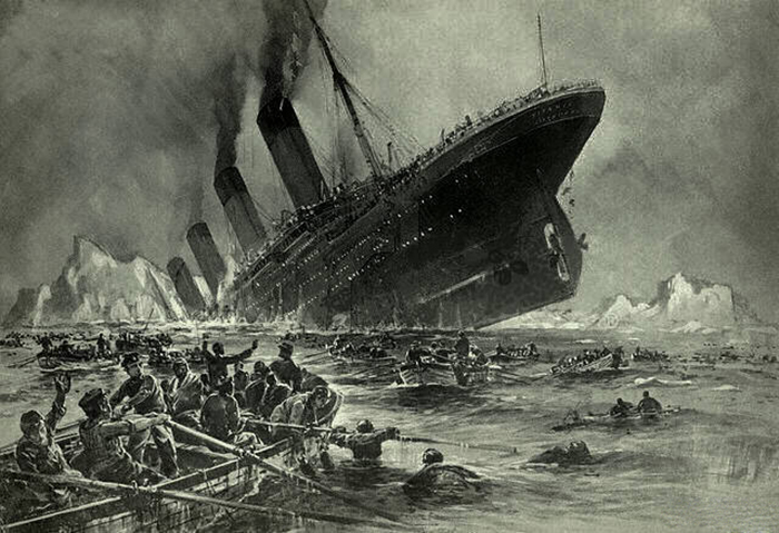 Гибель «Титаника».