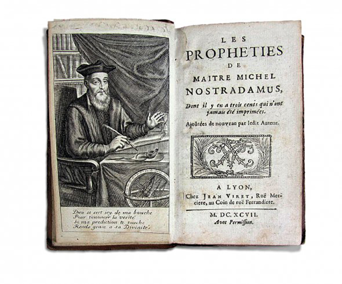 Нострадамус издавал свои пророчества в альманахах.