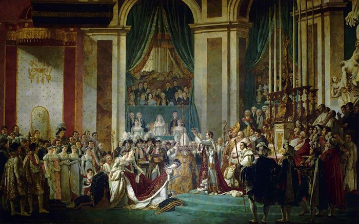 Коронация Наполеона и Жозефины.