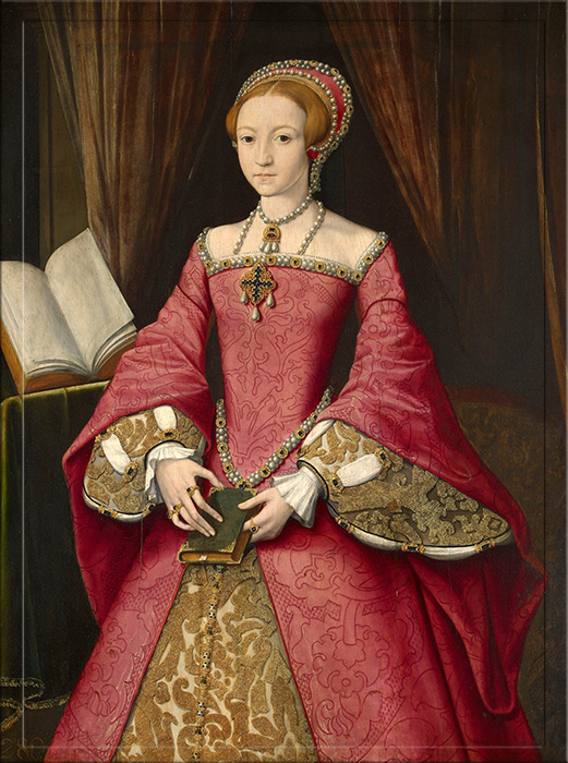 Портрет принцессы Елизаветы, впоследствии королевы.