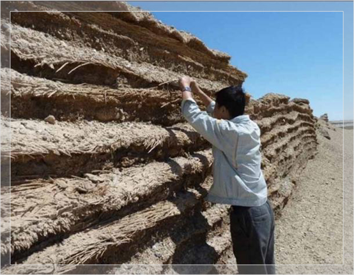 Некоторые из самых старых участков Великой Китайской стены относятся к 5 веку до нашей эры и были построены из тростника и хорошо утрамбованной земли.