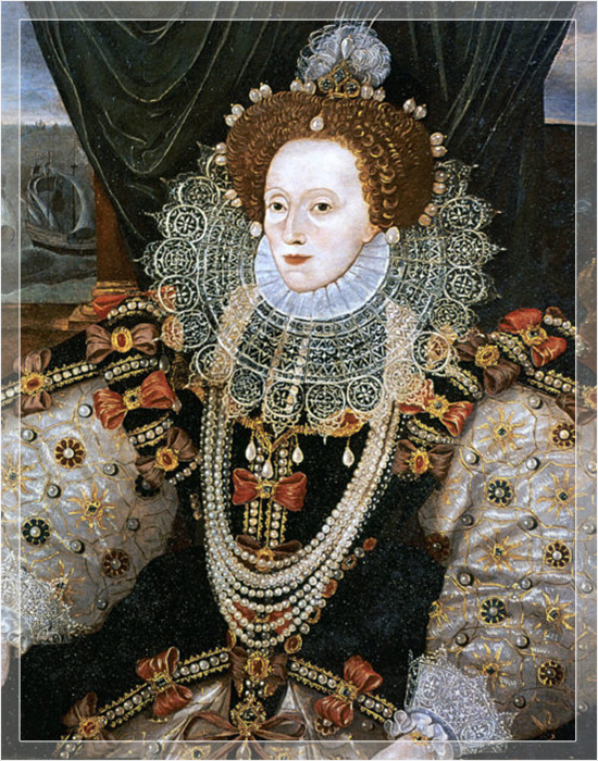 Елизавета I, около 1588 года.