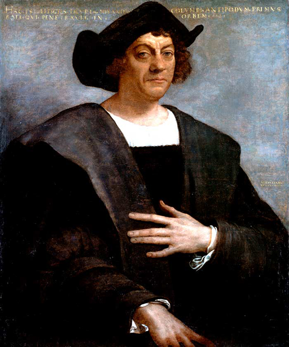 Портрет Христофора Колумба, 1519 год.