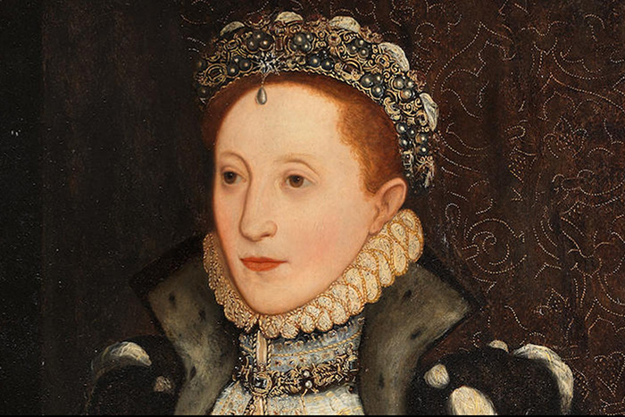 Ранний портрет единственной дочери Анны Болейн и Генриха VIII, которая стала королевой Елизаветой I. 