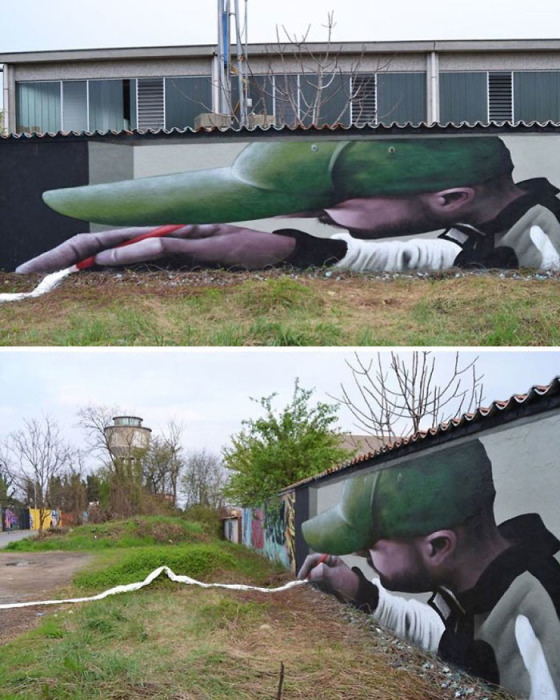 Власти некоторых городов даже отводят специальные места, где уличные художники могут творить.
