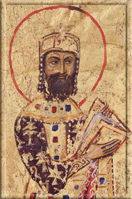 Портрет византийского императора Алексиоса I Комнина.