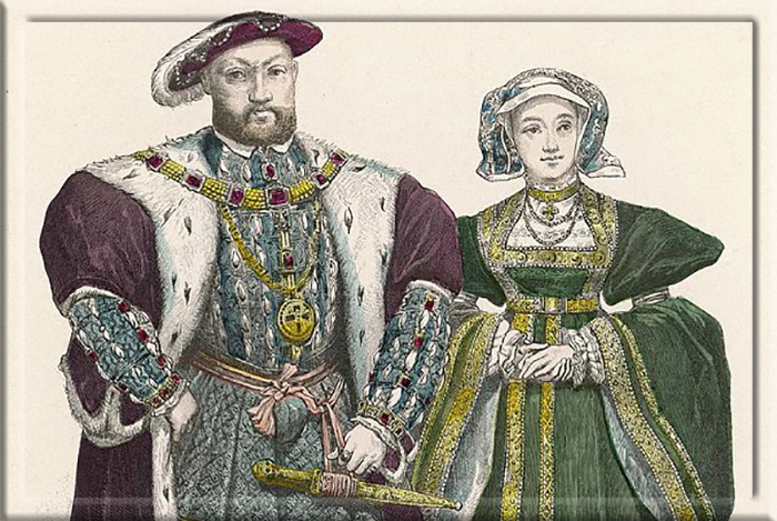 Совместный портрет Генриха и Анны.