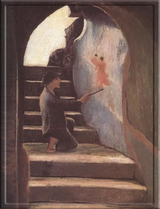 Чонтвари Костка, Молодой художник, 1898 год.