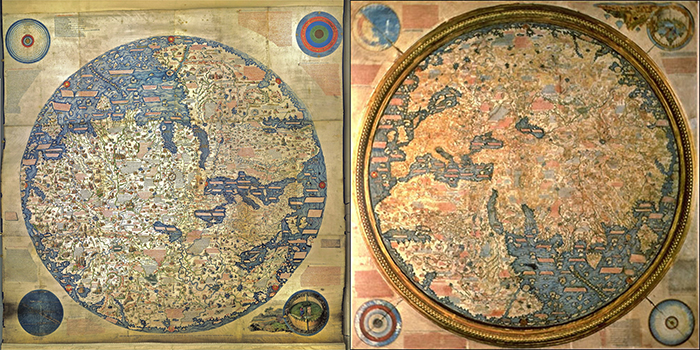 Карта мира Фра Мауро. Примерно 1450 год.
