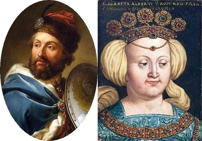 Казимир IV и Елизавета Габсбург.