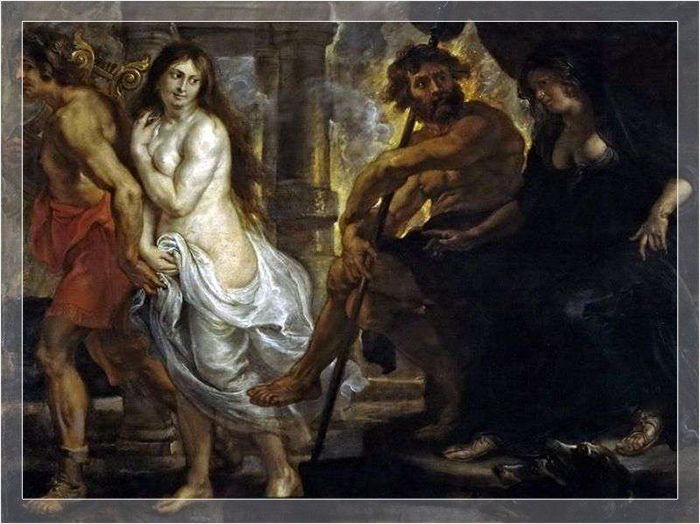 Орфей воссоединился после смерти со своей возлюбленной Эвридикой.