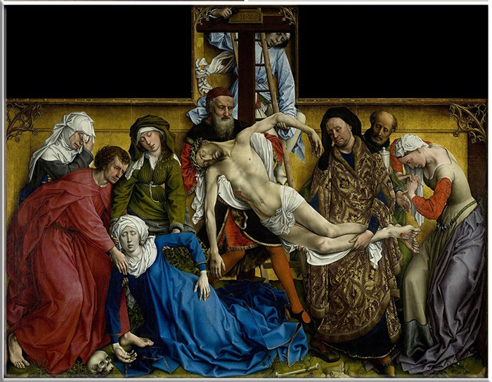 «Снятие с креста» (ок. 1430–1435) Рогира ван дер Вейдена.