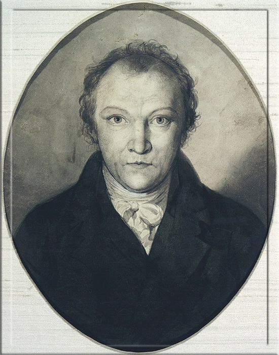 Автопортрет Уильяма Блейка, 1808 год. 