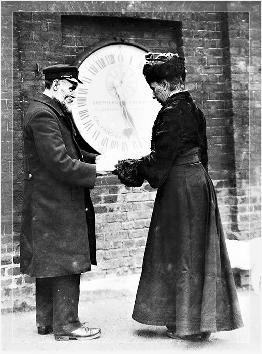 Рут Белвилл в Королевской Гринвичской обсерватории, 1908 год.