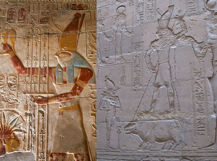 Древнеегипетский бог Гор.