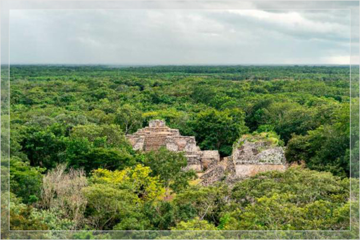 Древний город майя Эк Балам.