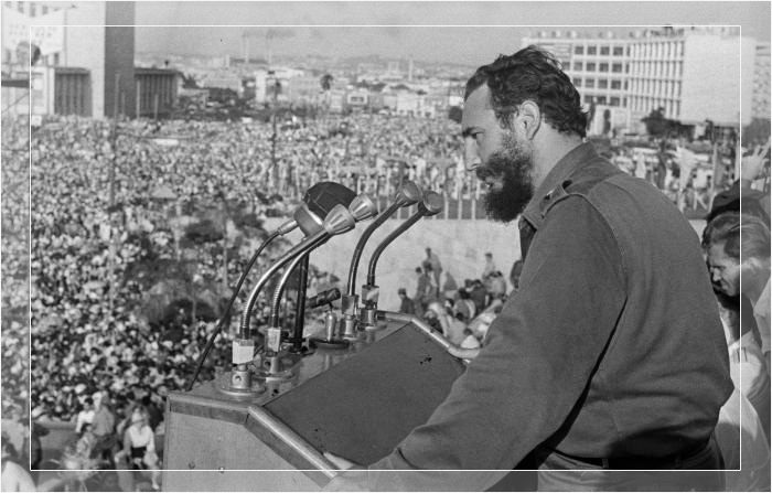 Выступление Фиделя Кастро.